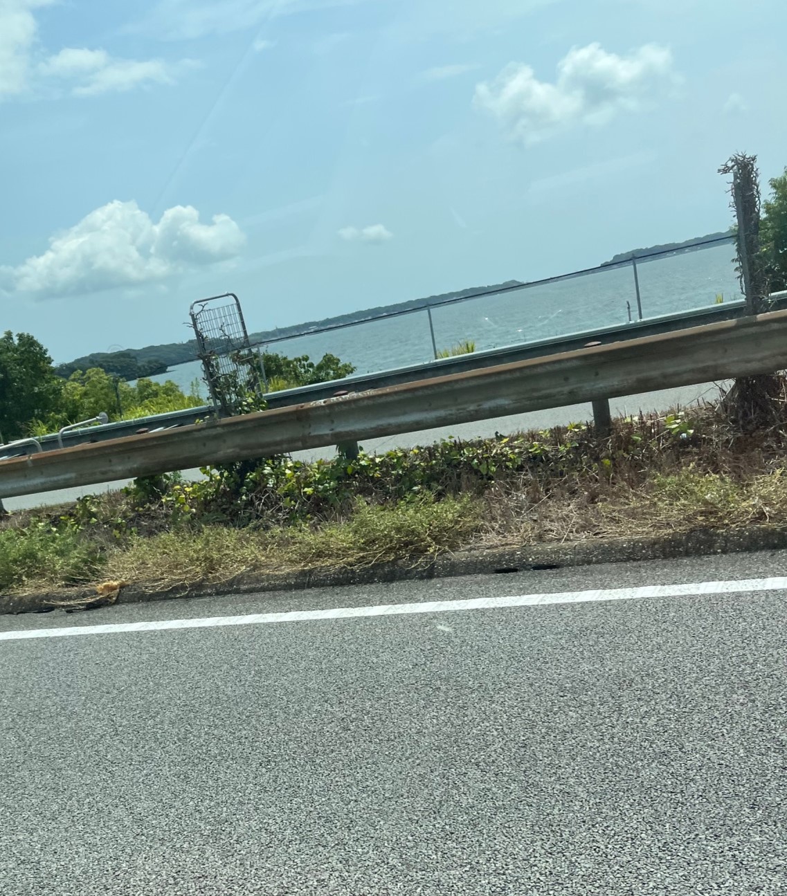 千葉県船橋市で仏壇引越し・移動、運搬輸送に向かう最中に見えた静岡県浜松市にある湖、浜名湖