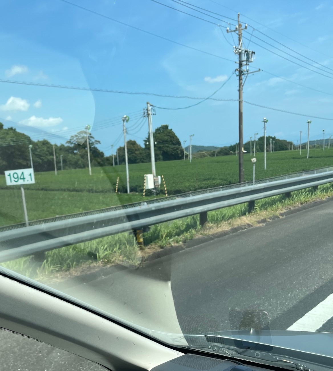 千葉県船橋市で仏壇引越し・移動、運搬輸送に向かう最中に見えた静岡県の茶畑